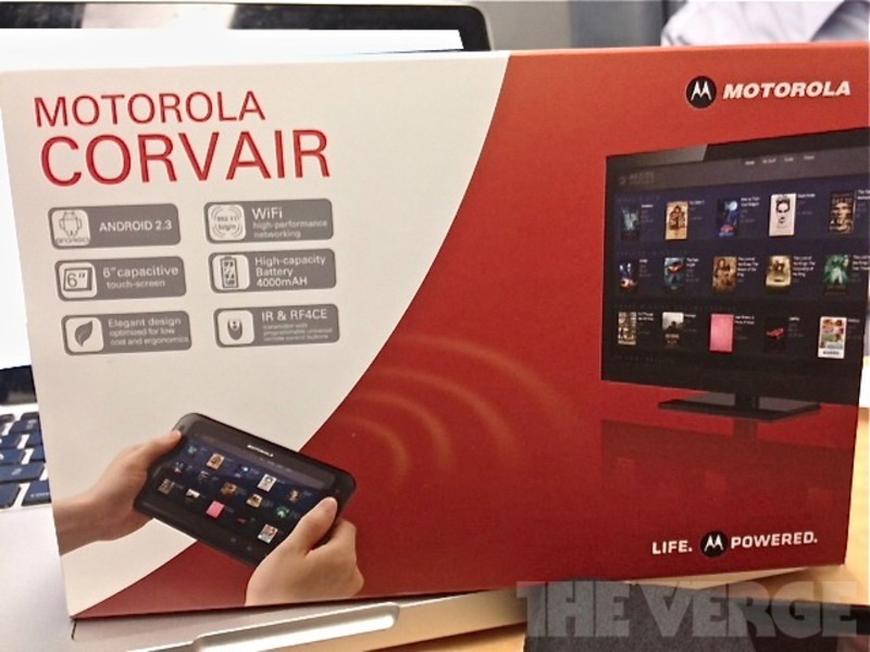 Motorola Corvair,¿ próxima tablet control de cable?
