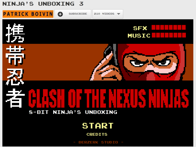 Clash of the Nexus Ninjas, el unboxing al estilo 8-bit #Android