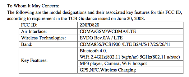7-band LTE, making it compatible with AT&T, T-Mobile and Sprint