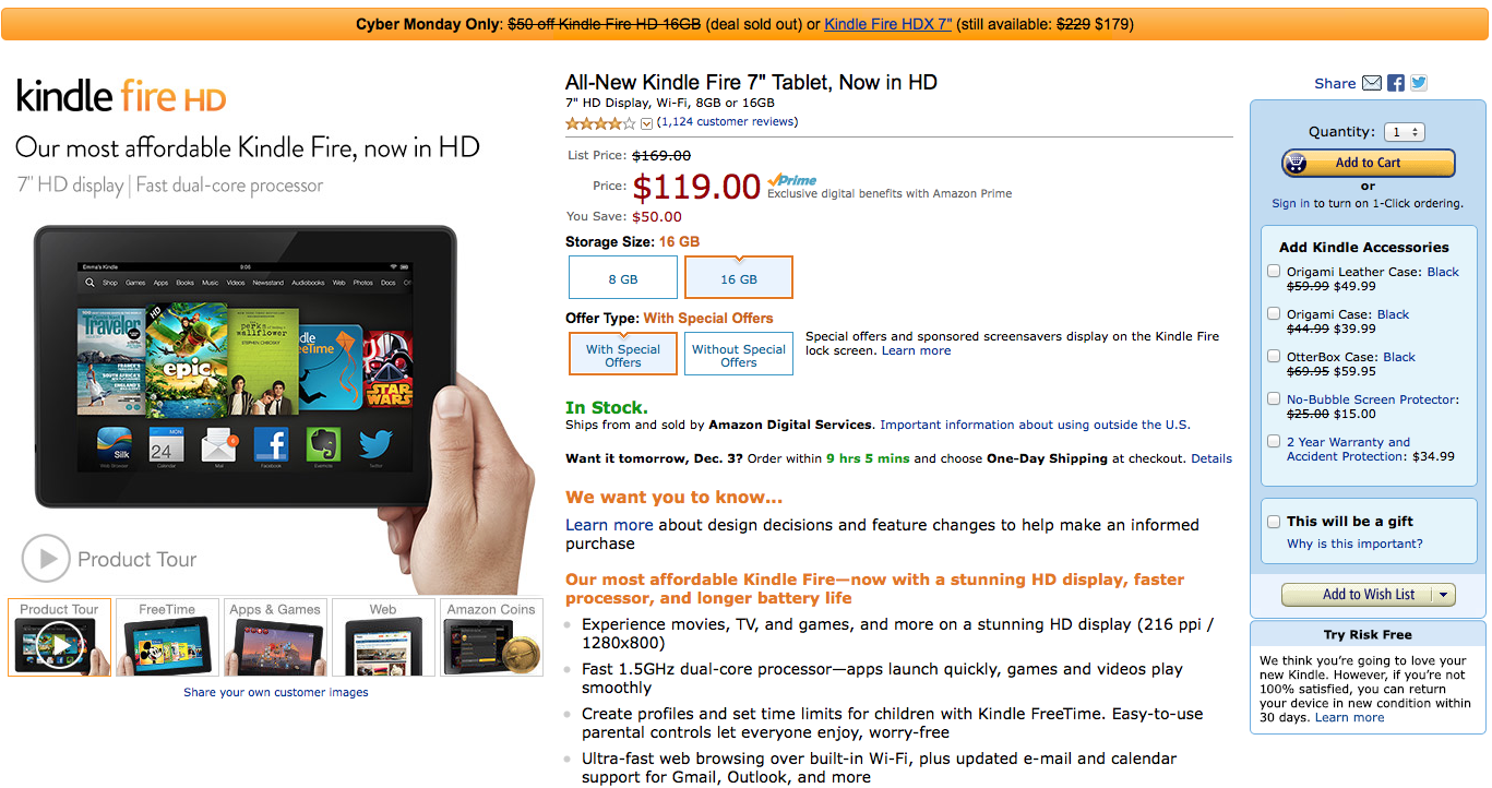 Amazon Announces Two Unprecedented Limited Time Deals On Two Popular Kindle Fire Tablets For Cyber Monday 9to5google