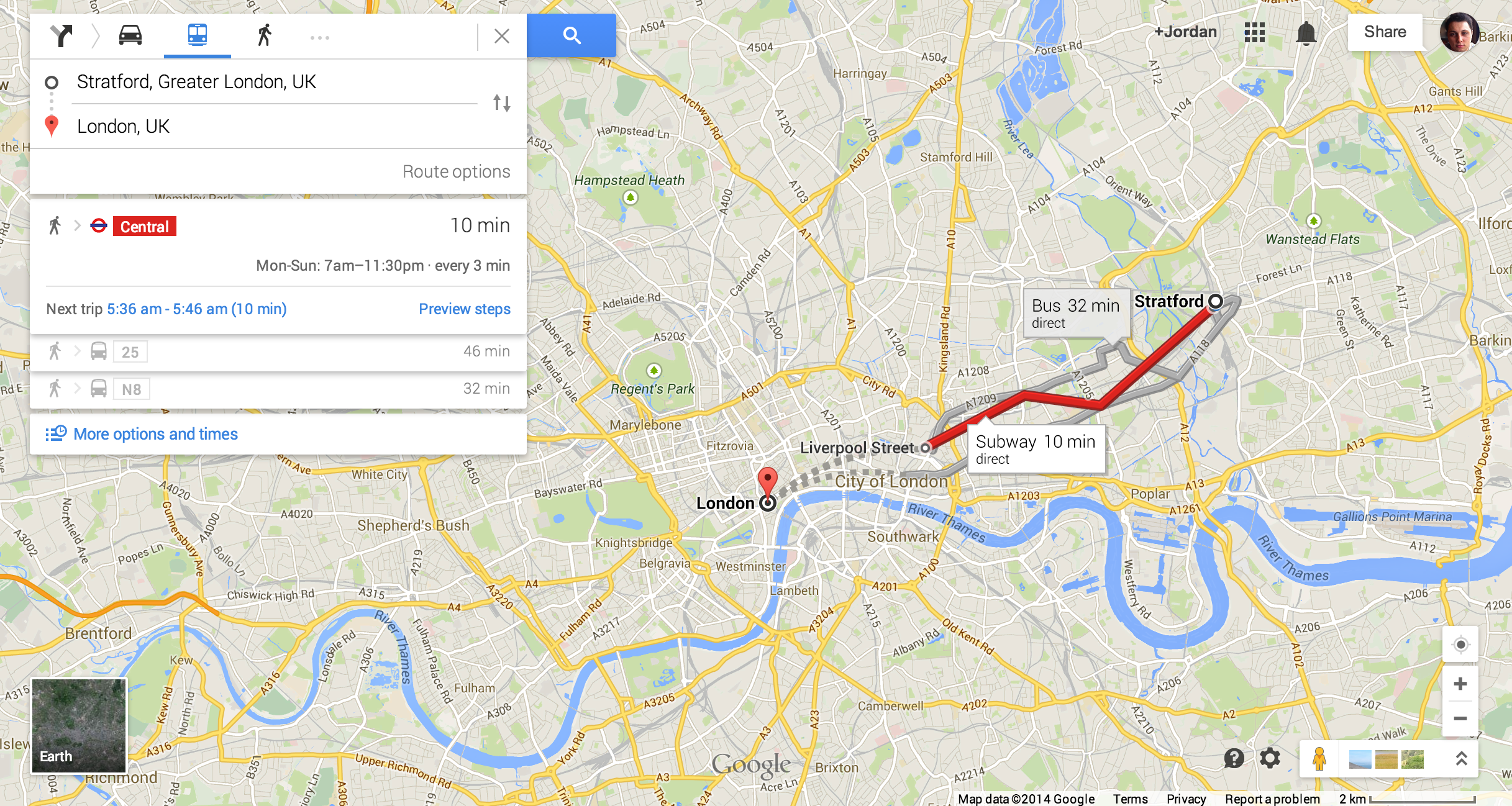 Google-Maps-Public-Transport-Data