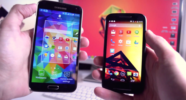 Samsung-Galaxy-S5-vs-Motorola-Moto-E