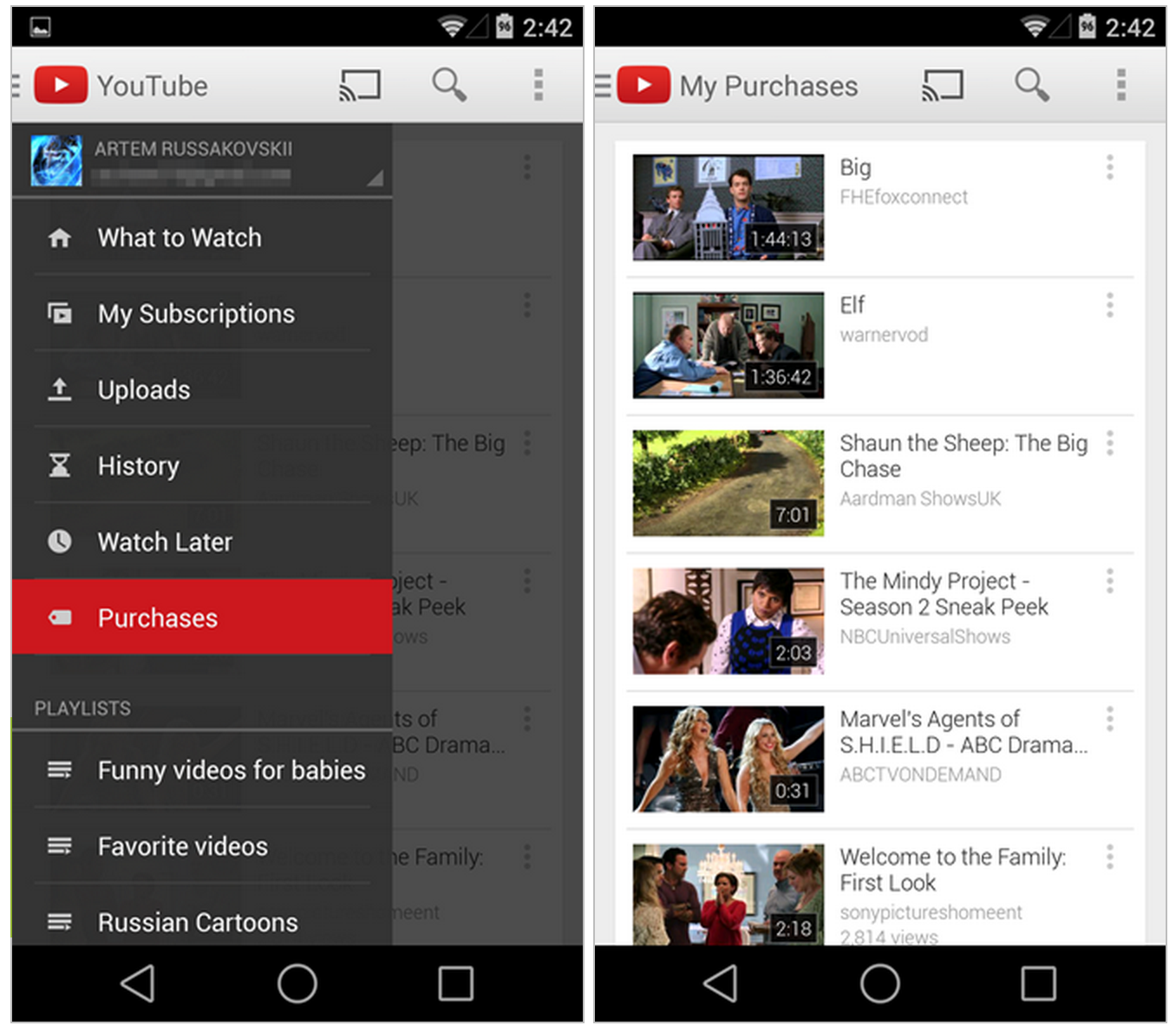 YouTube-Android-app-Purchases