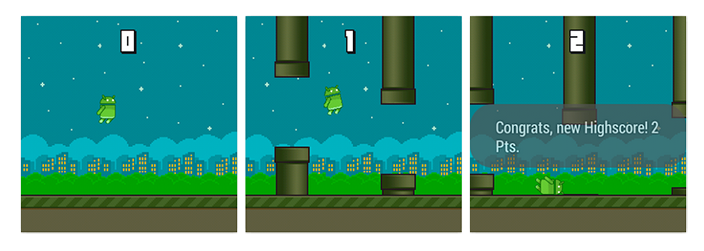 Flappy Bird Android Wear Flopsy Droid