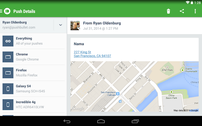 pushbullet android