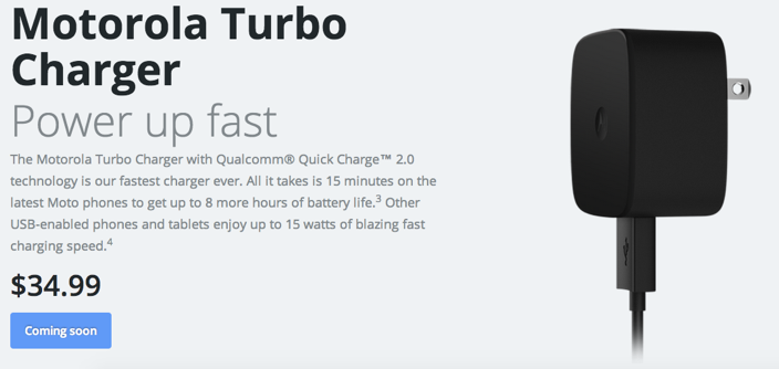 Motorola Turbo Charger