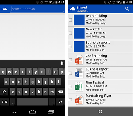OneDrive-Android-search