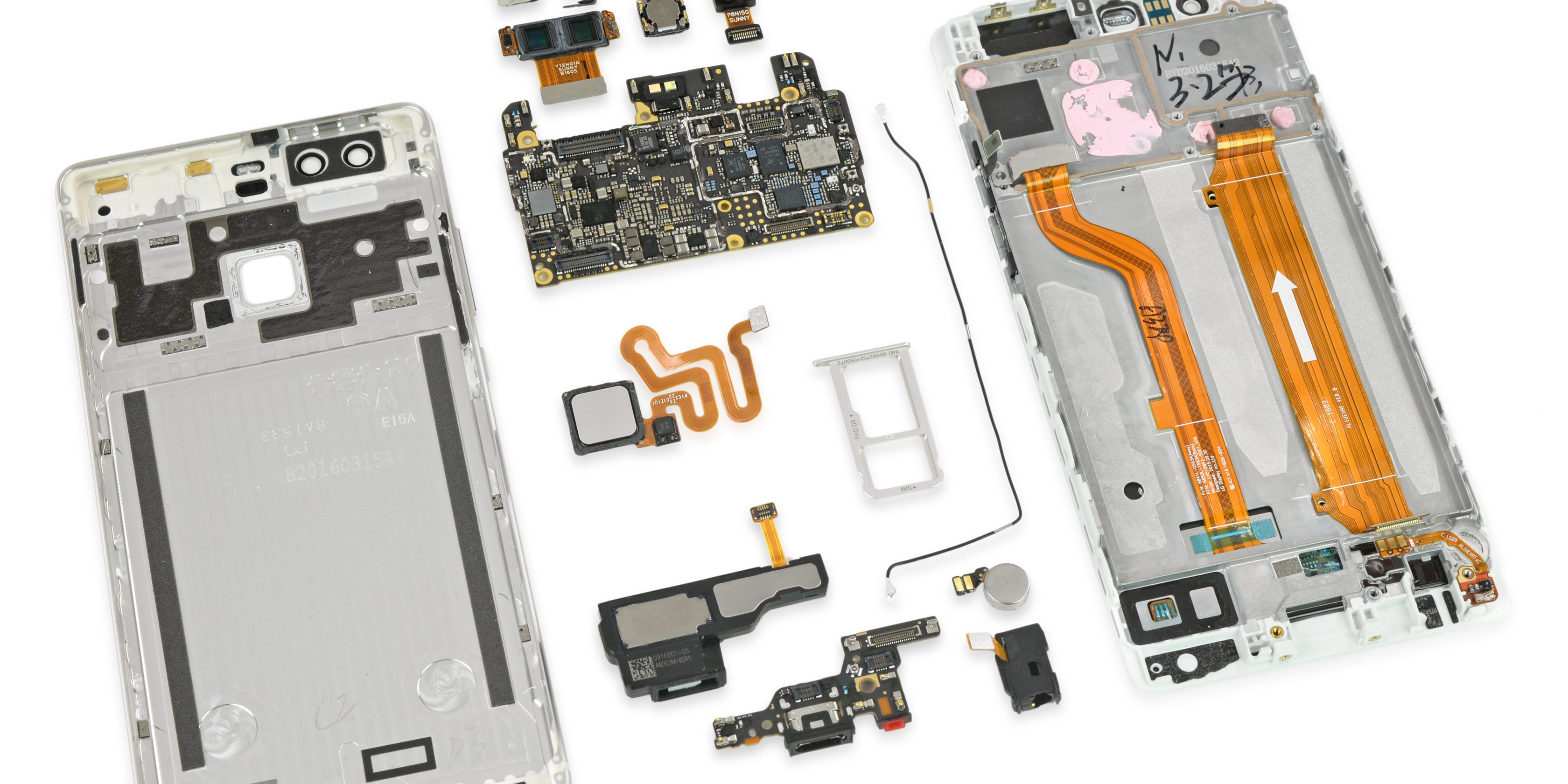 IFixit Teardown Huawei P9 Is Easy To Repair Due To Modular Parts But