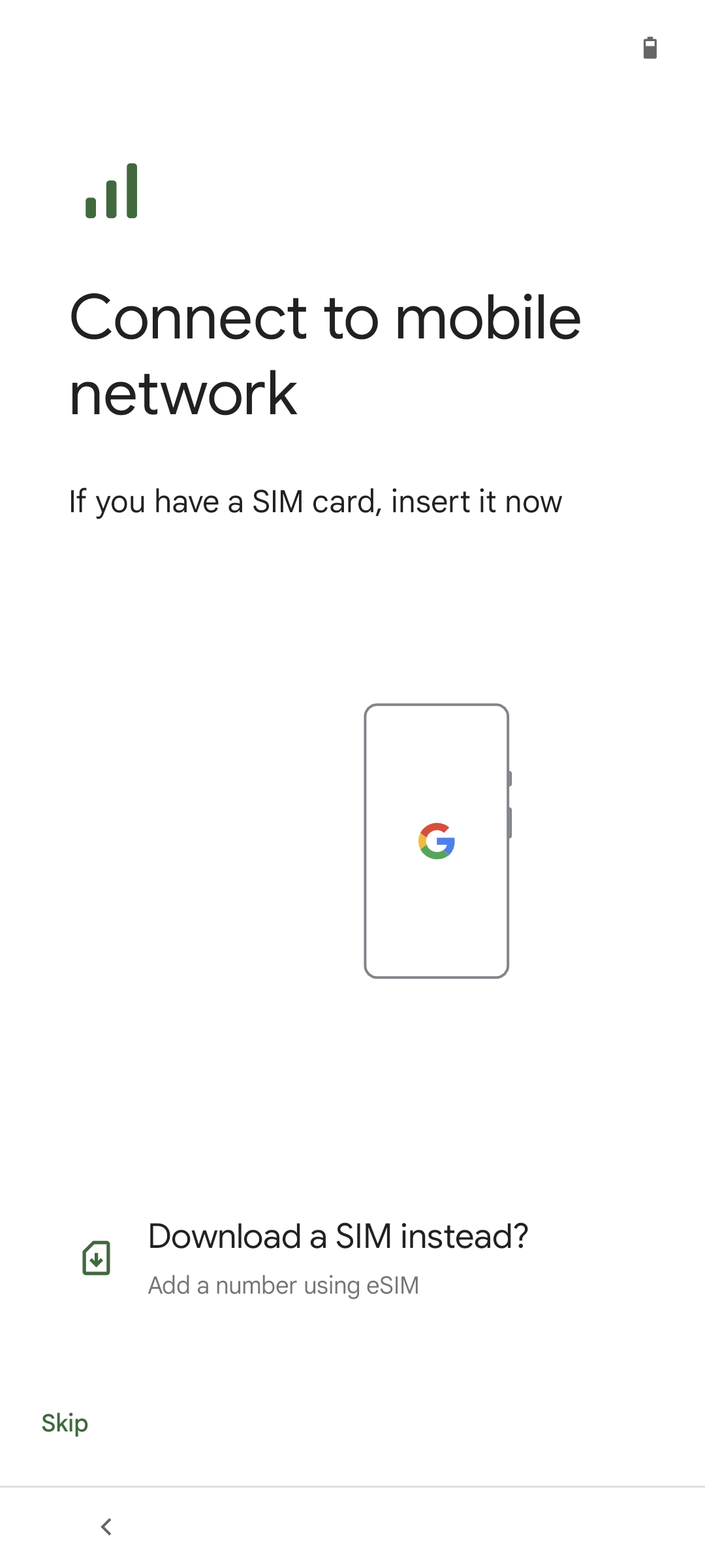 Pixel 5A Sim Installation 1