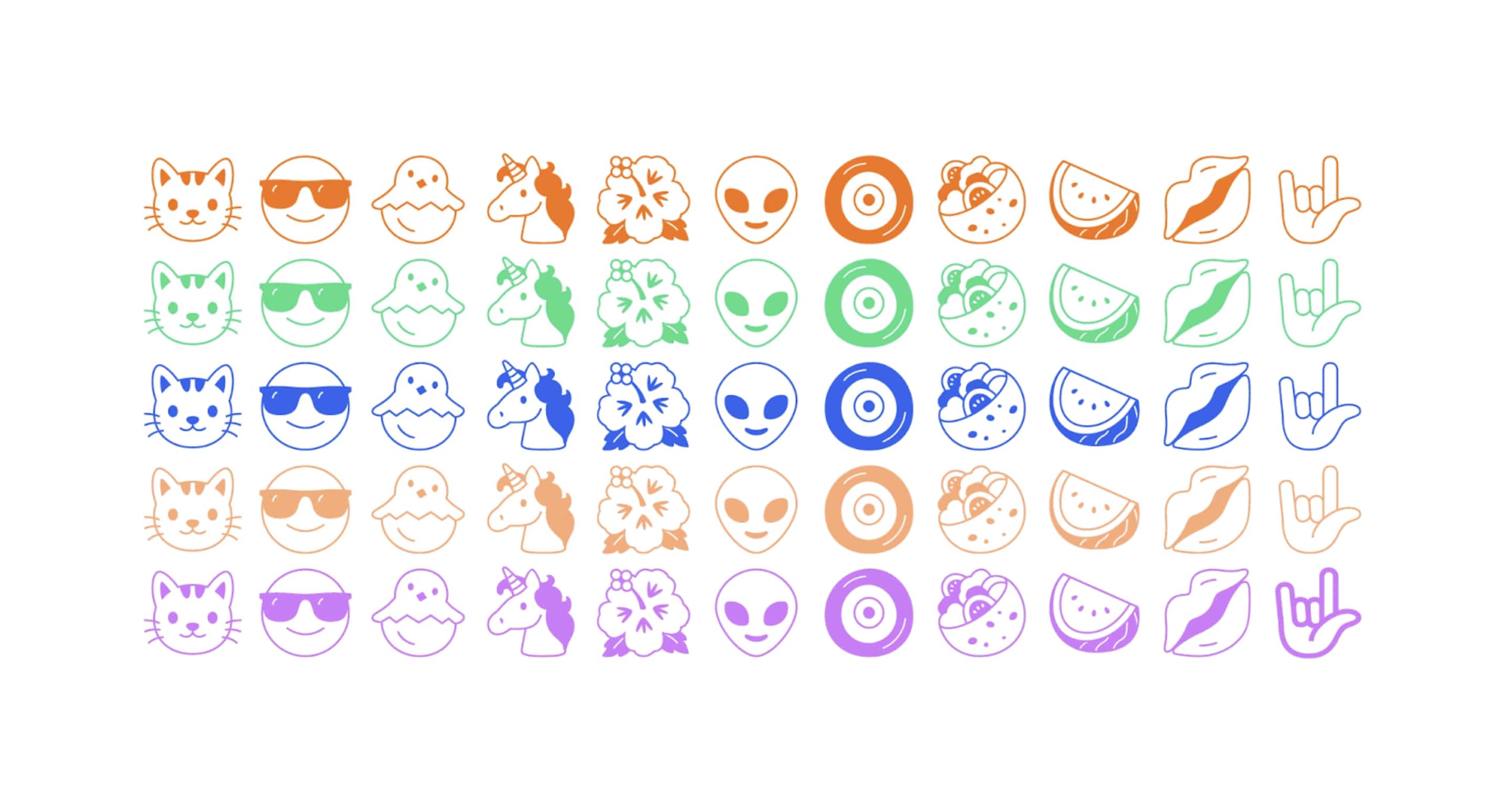 Google Noto Emoji blobs