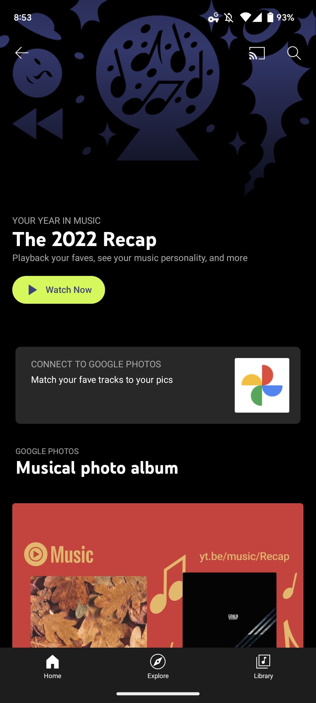 YouTube Music rolls out 2022 Recap with personalized stories [U: More stats in email]