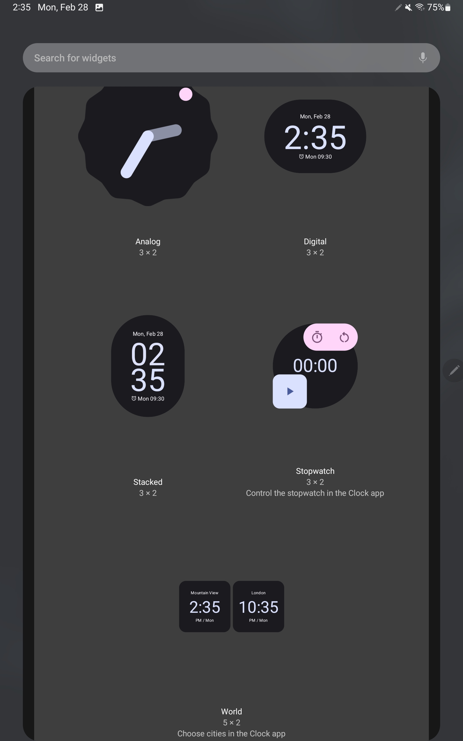 Material You widgets