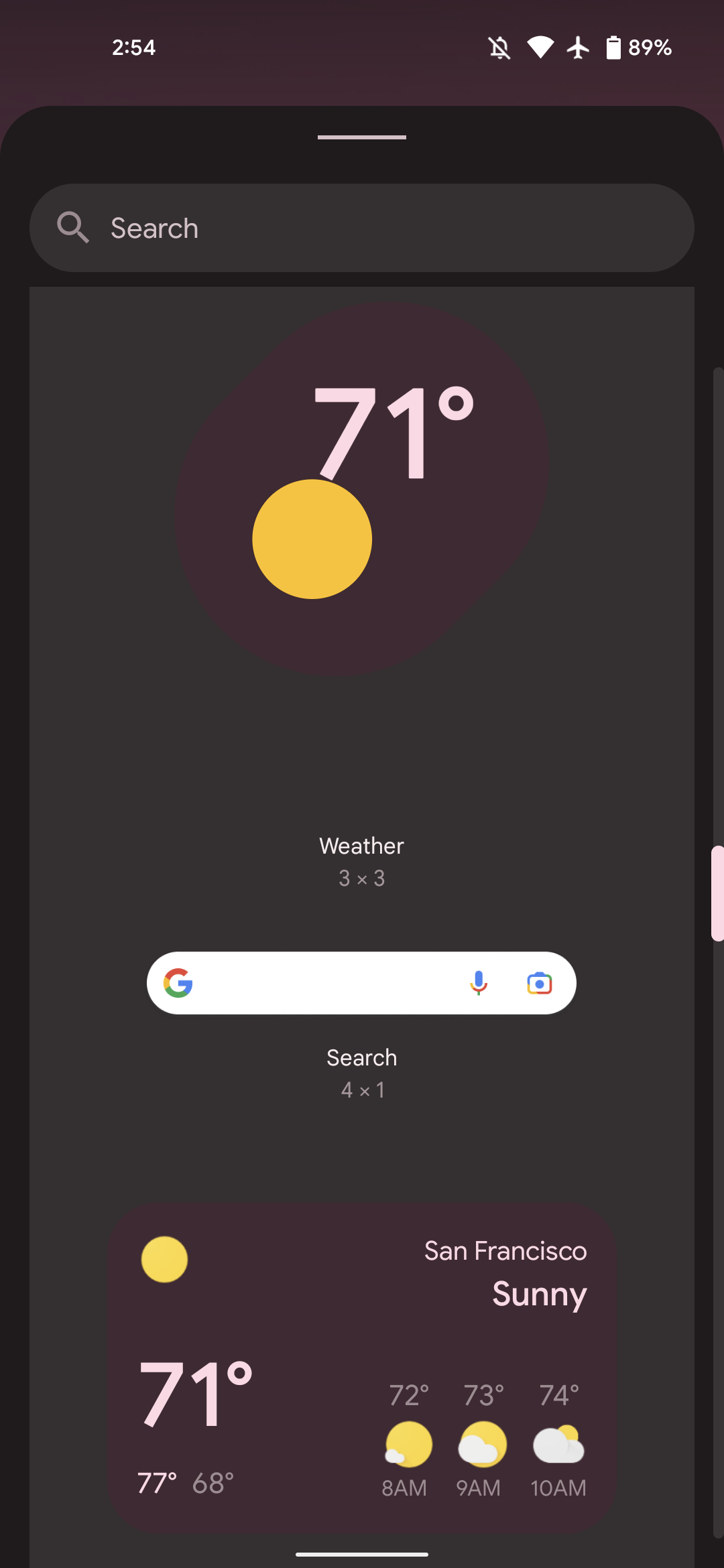 Material You widgets
