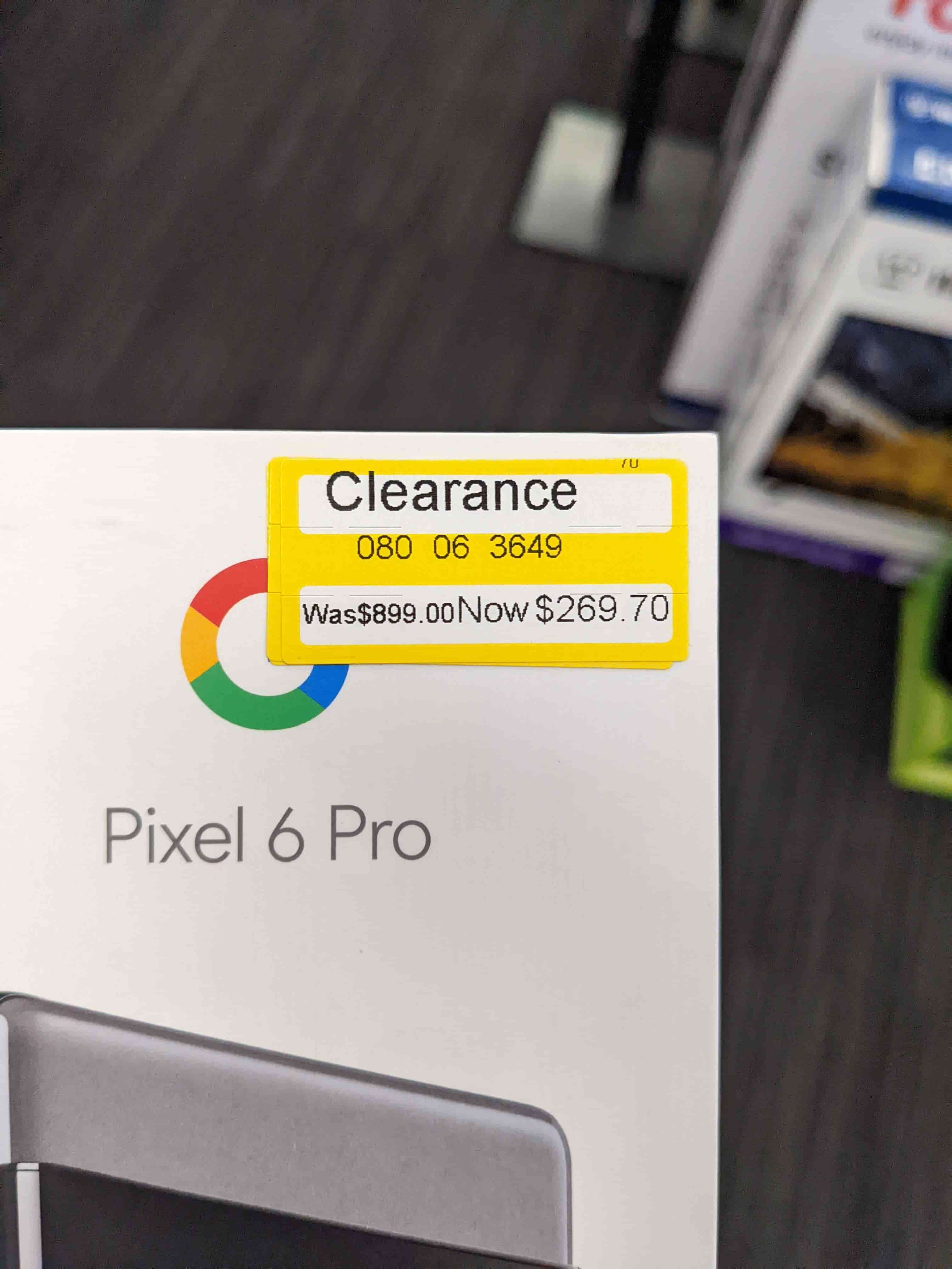 Target Pixel 6 Pro Clearance