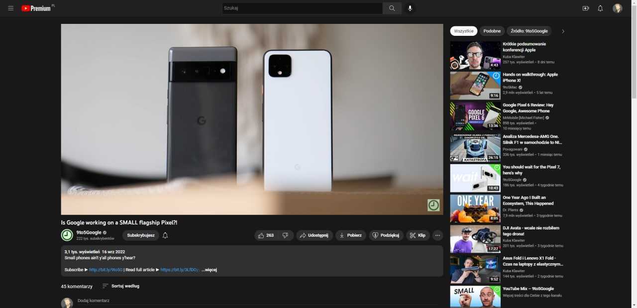 YouTube new video page