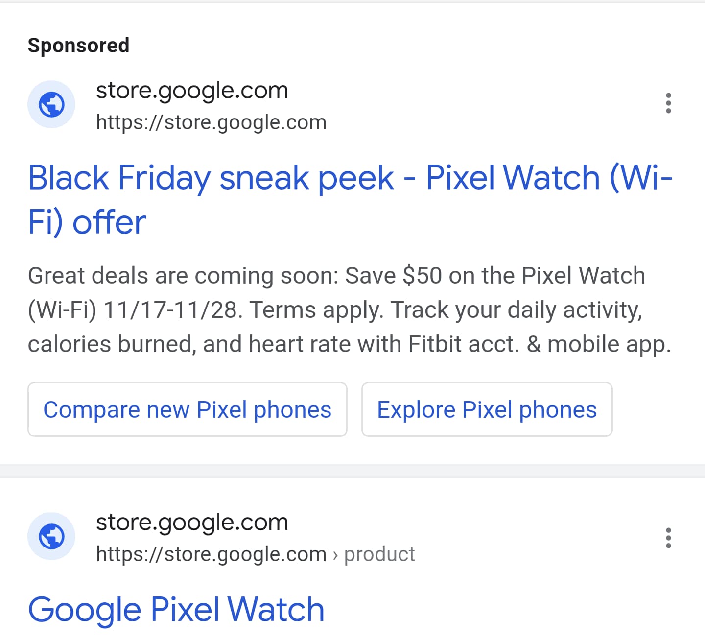 Pixel Watch Black Friday