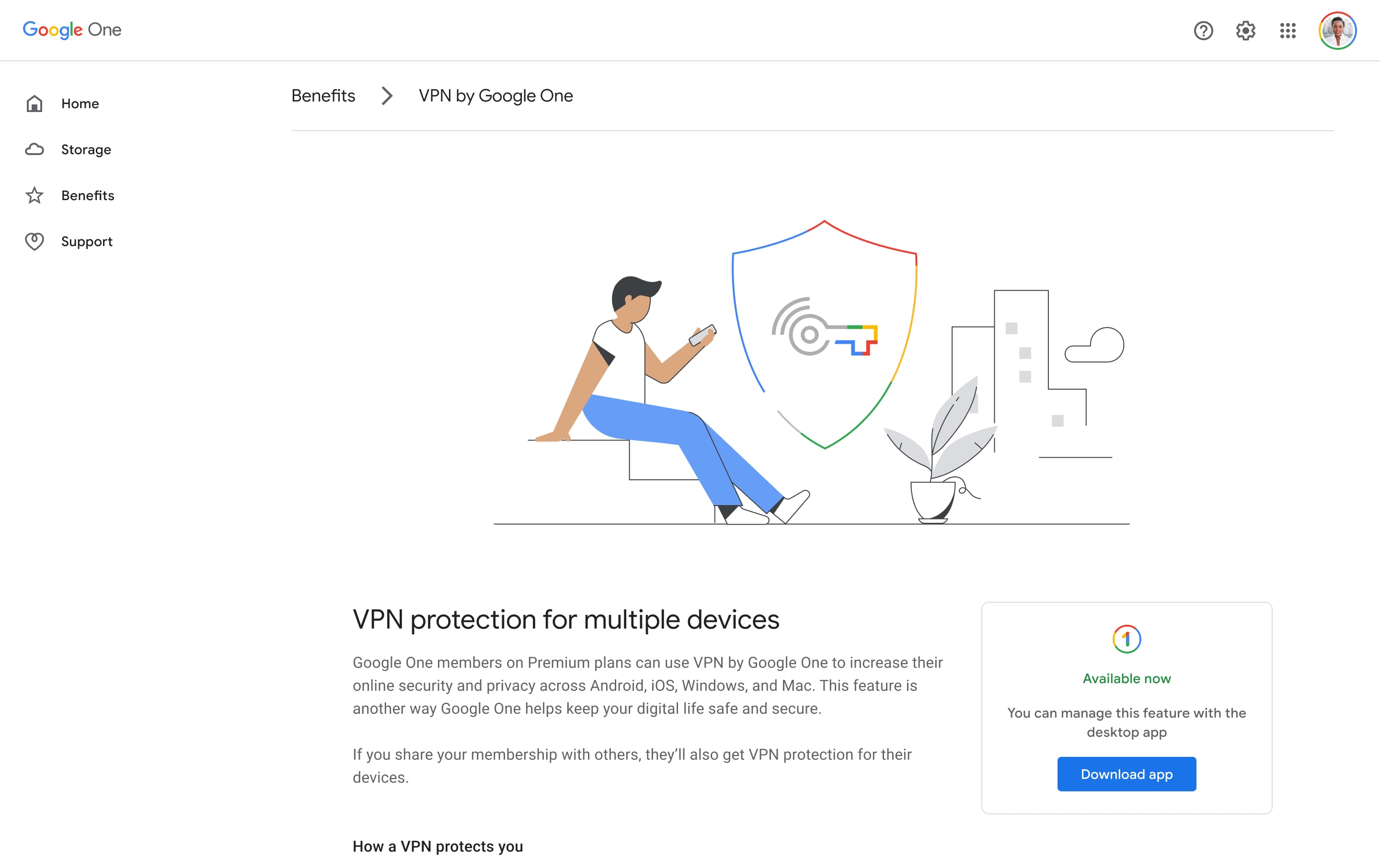Google One VPN Mac Windows