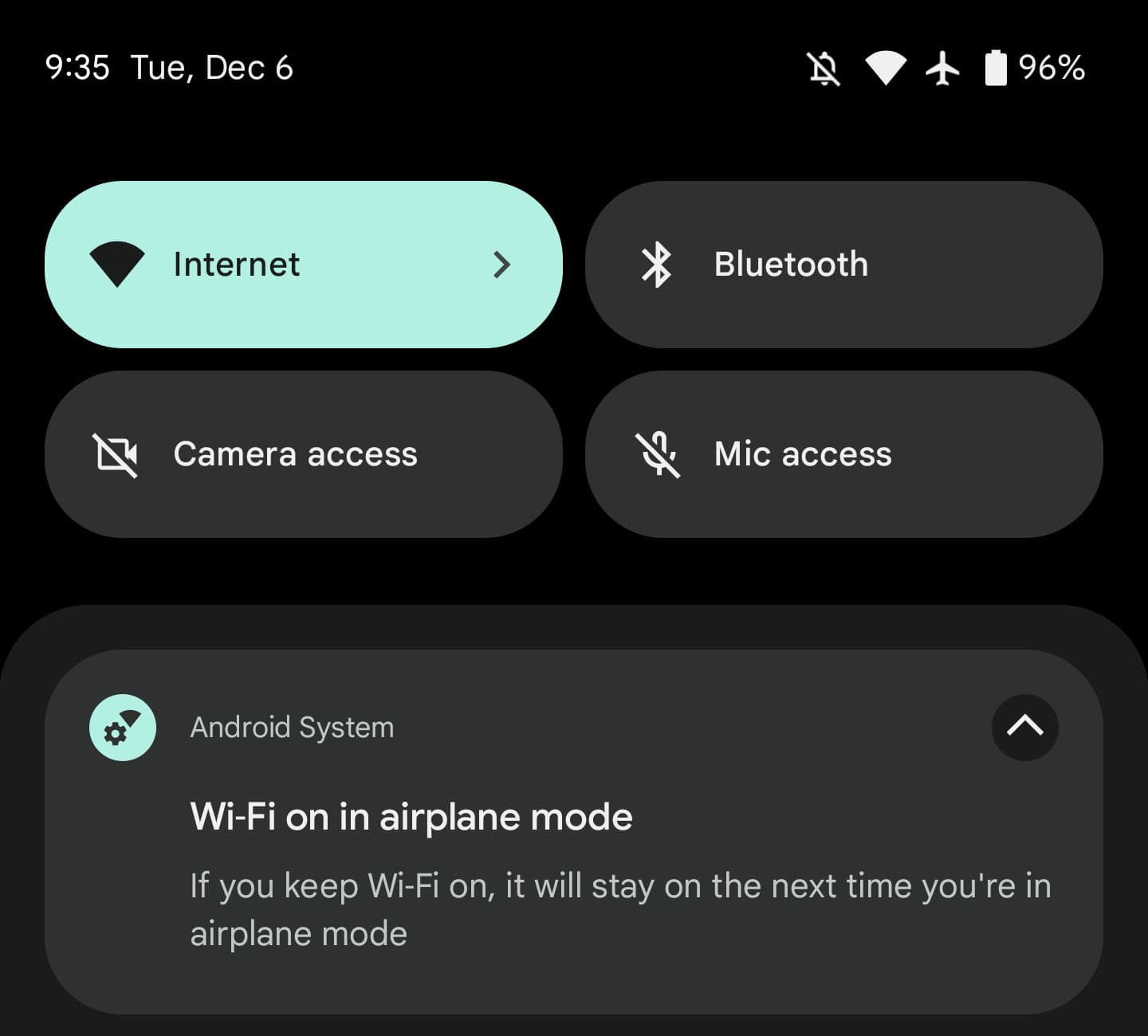 Il tuo Pixel ora può attivare il Wi-Fi quando è abilitata la modalità aereo