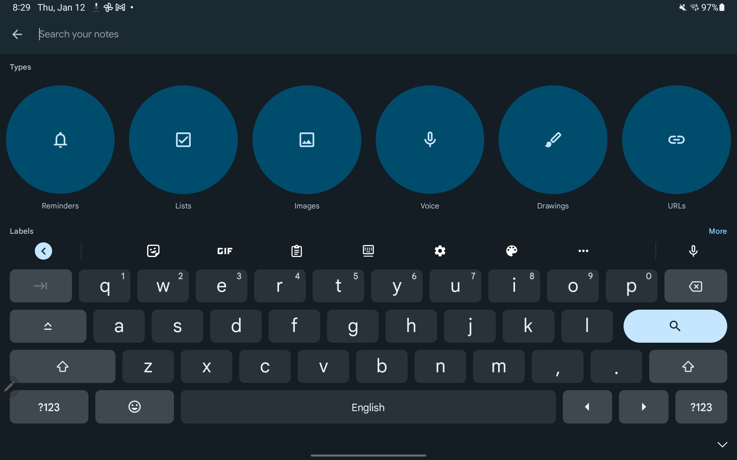 Gboard toolbar redesign work continues as tablet layout tweaked [Gallery]