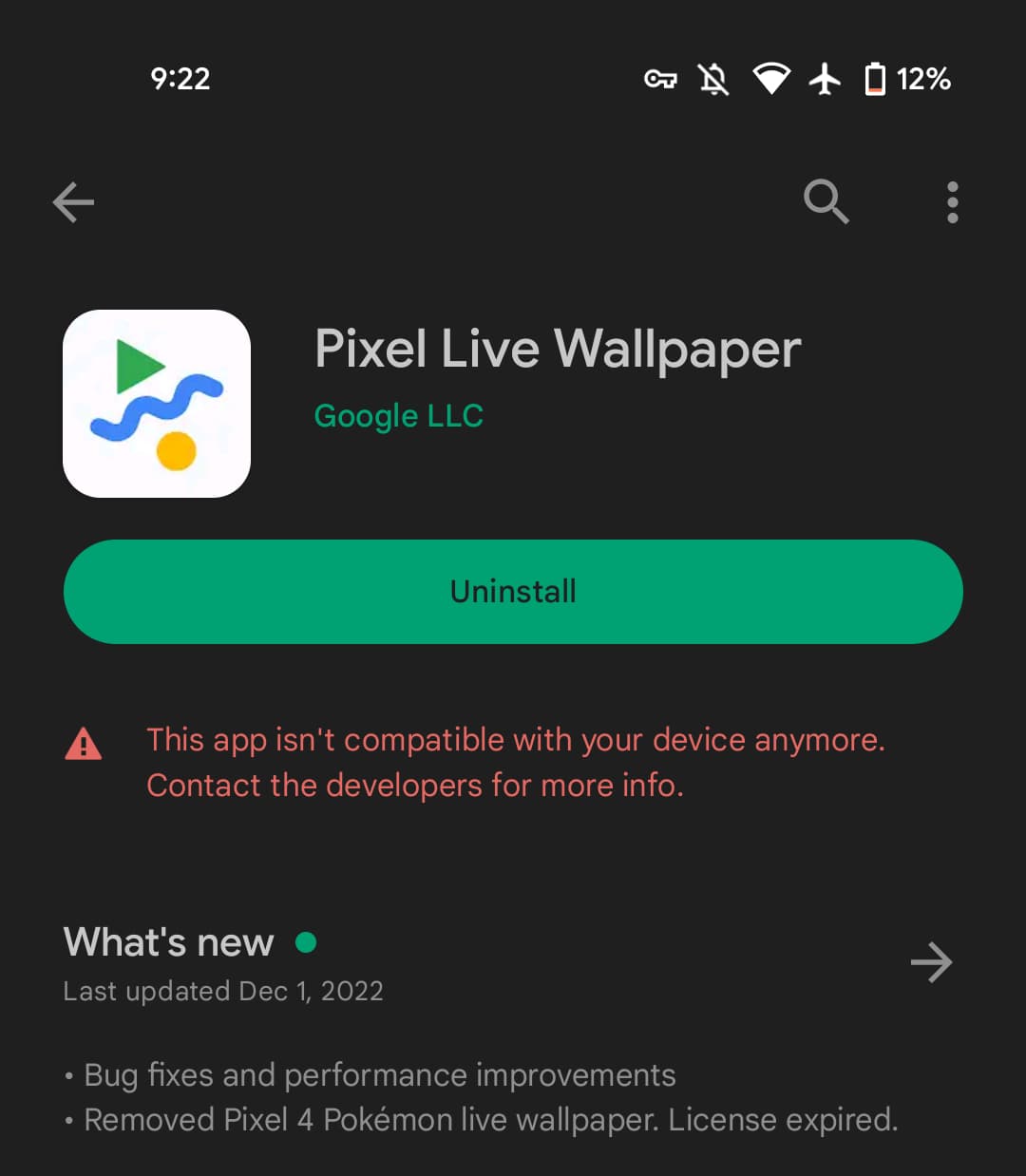 Compatible with Pixel Live Wallpapers
