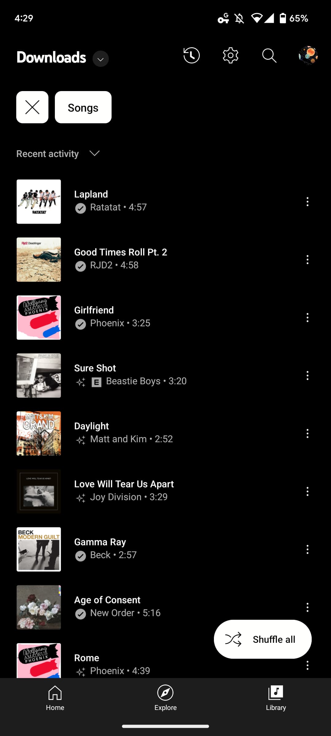 New YouTube Music Library removes ‘Downloaded songs’ playlist