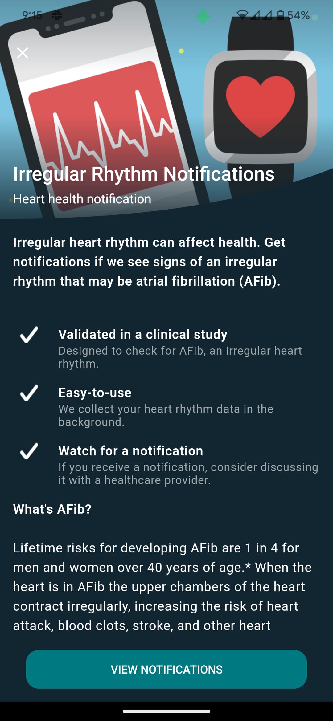 Pixel Watch Irregular Heart Notifications