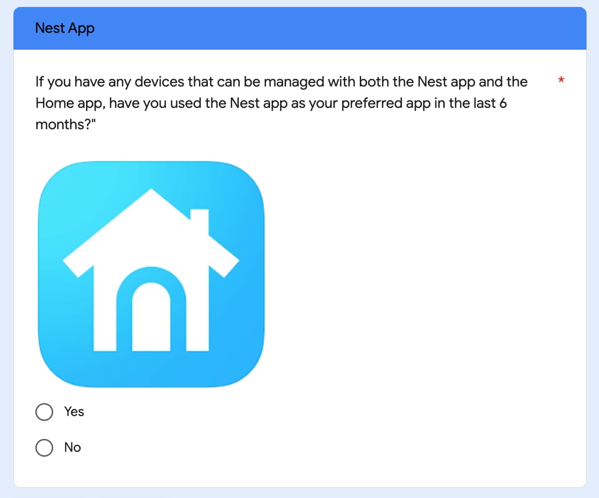Google sends out in-depth survey about Home app Public Preview