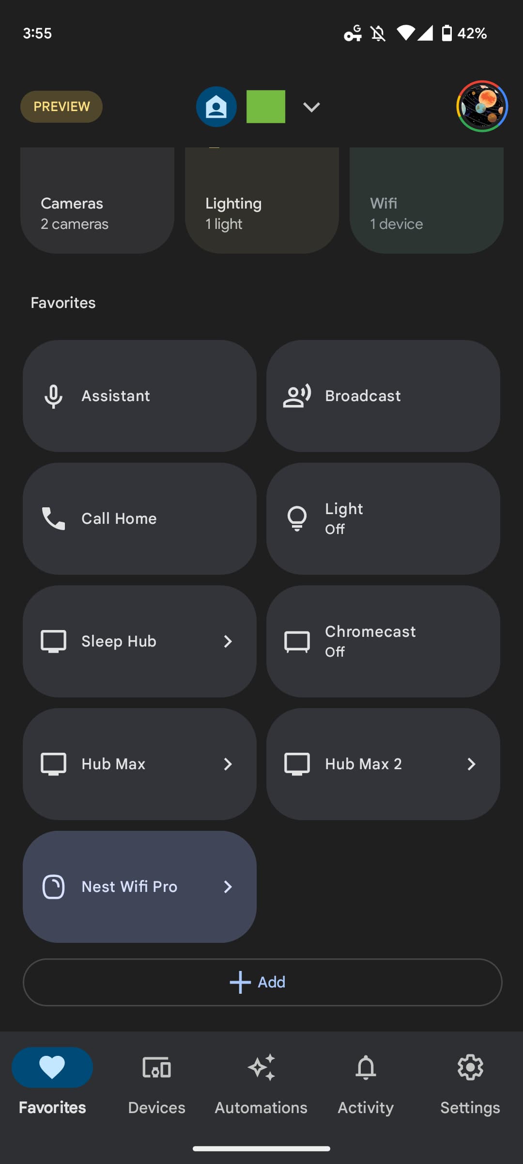 Google Home 2.66 tweaks Wifi overview page