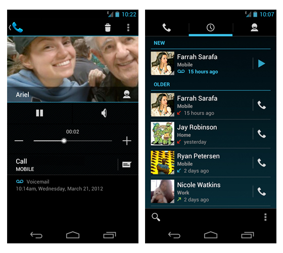 'Google Voice' for Android app now integrates ICS visual voicemail