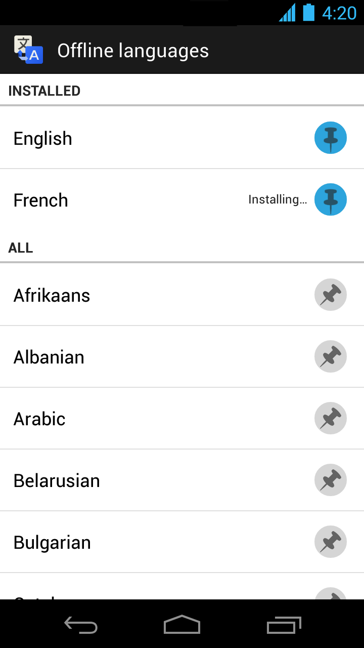 google translate offers text translations in any app iphone