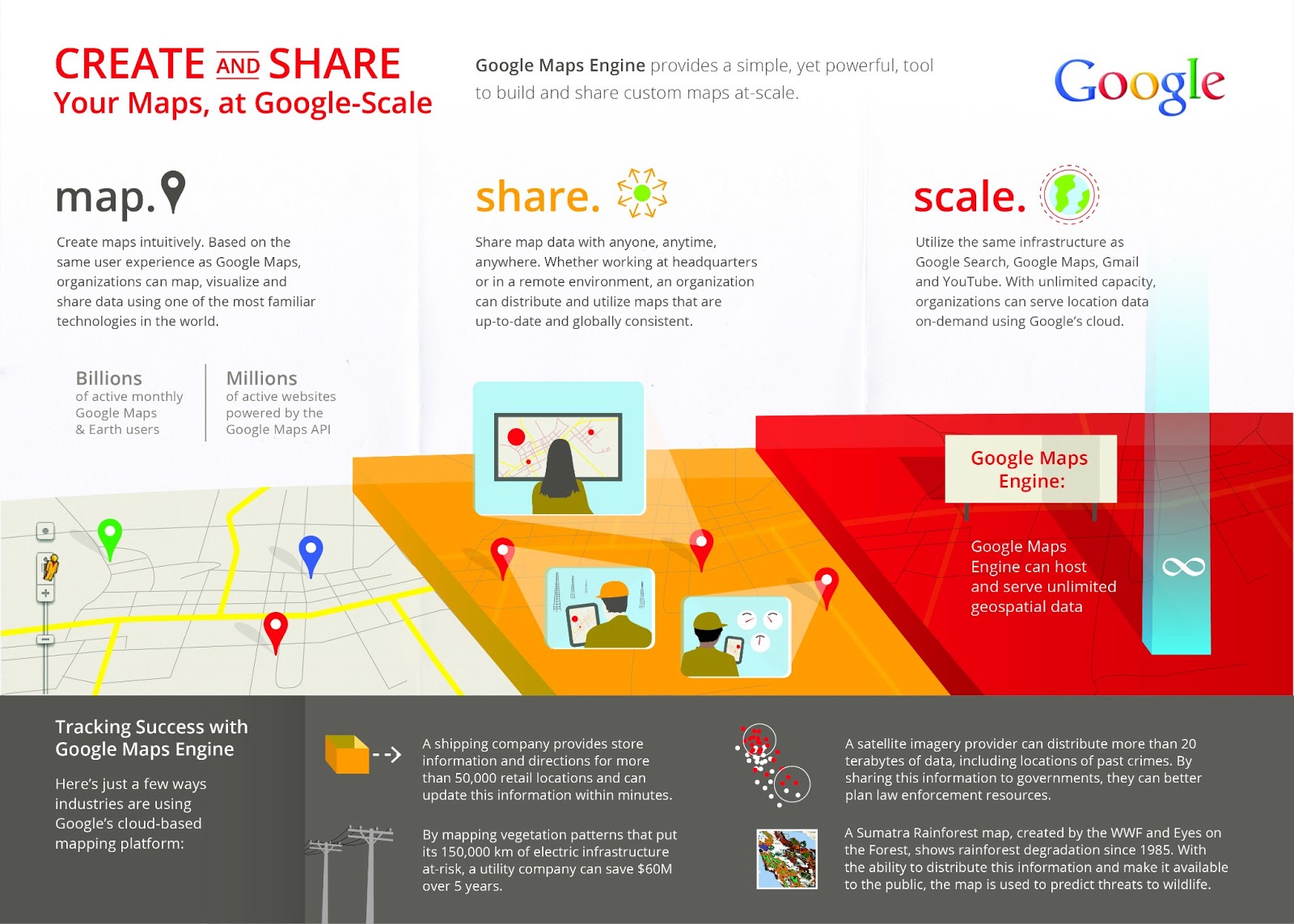 Google Maps Engine API launches enabling custom maps for organizations ...
