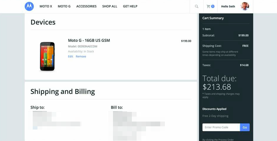 Moto G now available to purchase in the US for $179
