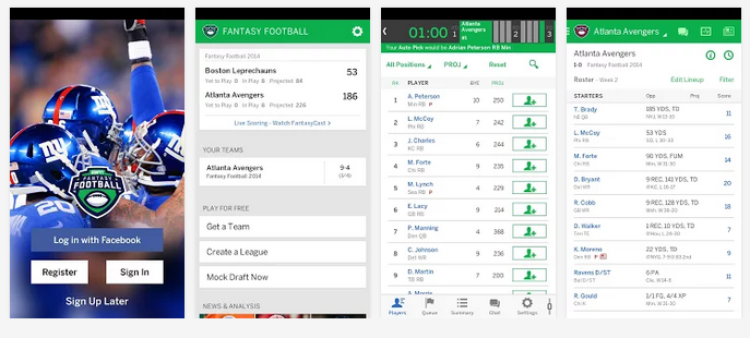 espn fantasy app