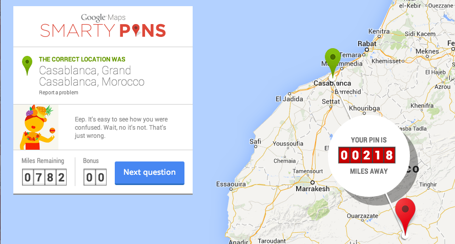 Smarty Pins, A New Trivia Game Built on Google Maps Where Players Answer by  Dropping Pins on a Map