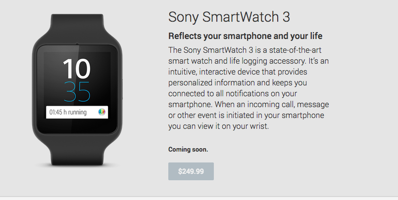 sony smartwatch 3 connect to android