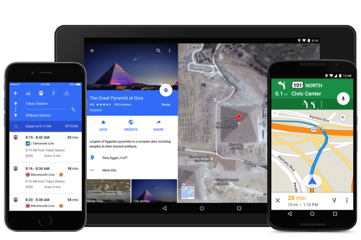 Copy of The new Google Maps app