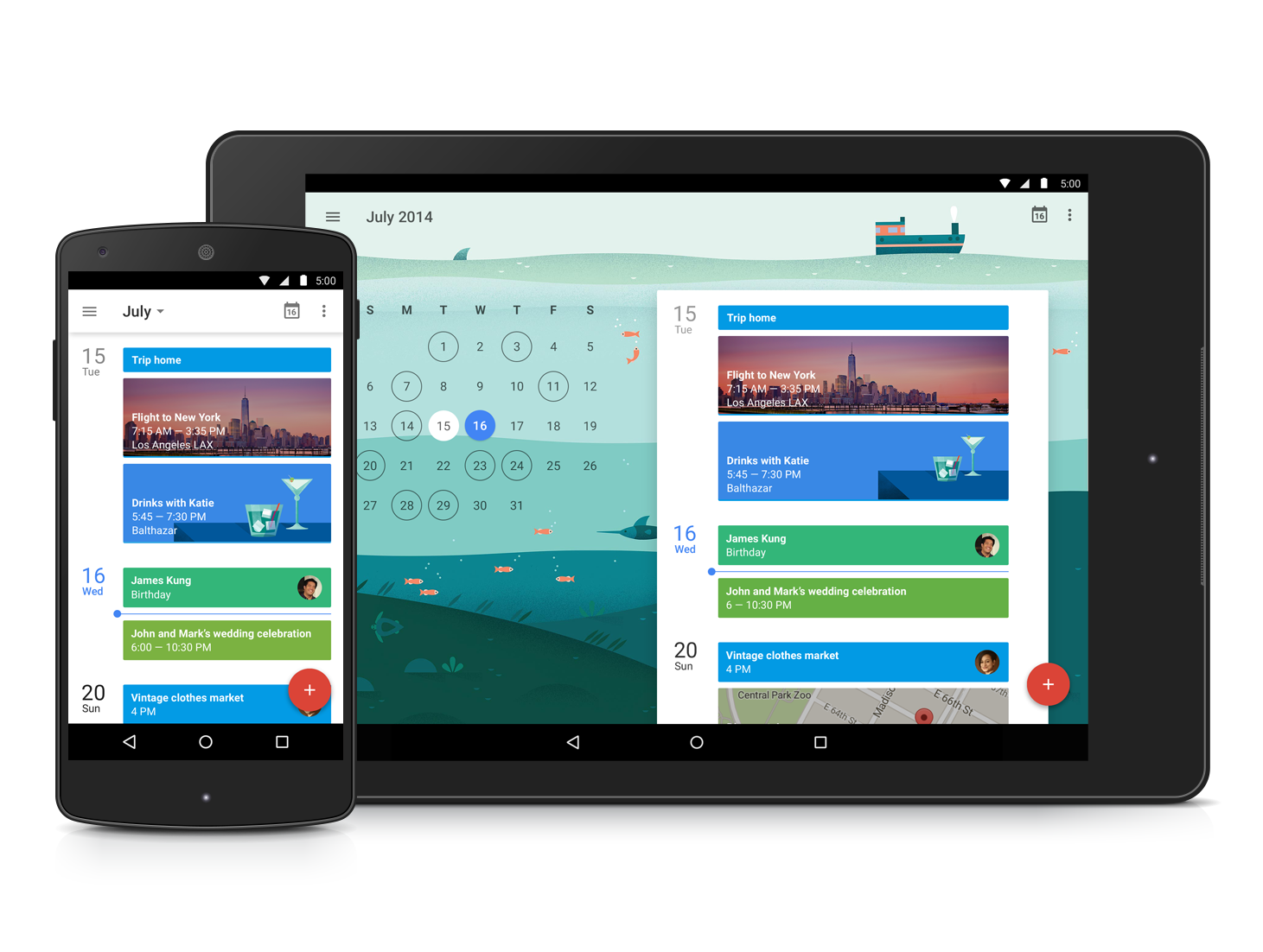 New Lollipop Google Calendar app coming to Android 4 1  devices in