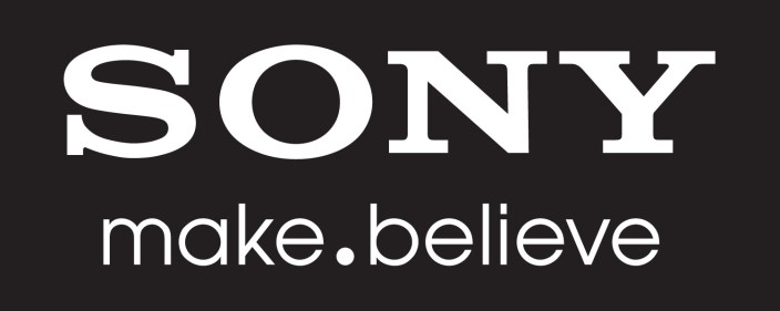 Sony make.believe logo - white