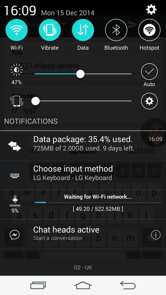 Android Lollipop LG G3