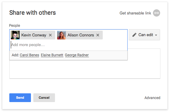 Google Drive Share