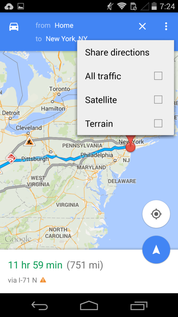 Google Maps for Android updated with sharable directions - 9to5Google