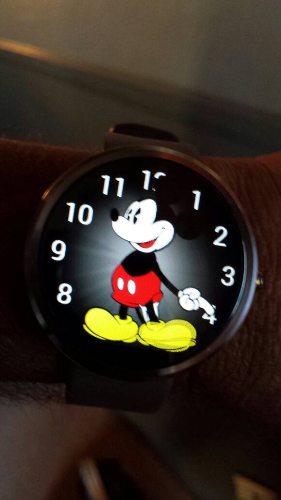 mickey mouse android smartwatch