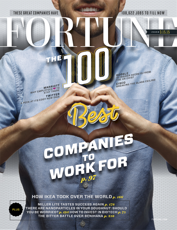 Google tops Fortune’s “100 Best Companies to Work For” list for fourth