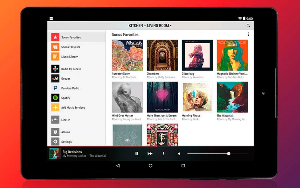 er der gevinst navn Sonos Controller app updated w/ quick Rooms access, new tablet UI, improved  search, more