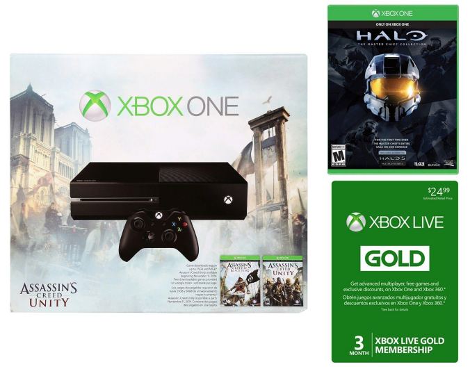 Xbox One AC Unity bundle w: Halo MCC & 3-months Live $350, PS4 w: Last of Us & 2 games $399 ($70+ in savings) | 9to5Toys 2015-04-06 14-15-15