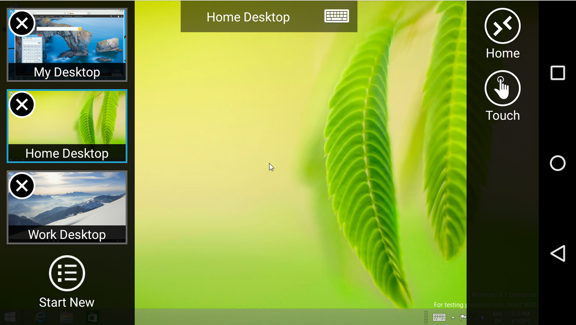 chrome remote desktop curtain mode windows 8.1