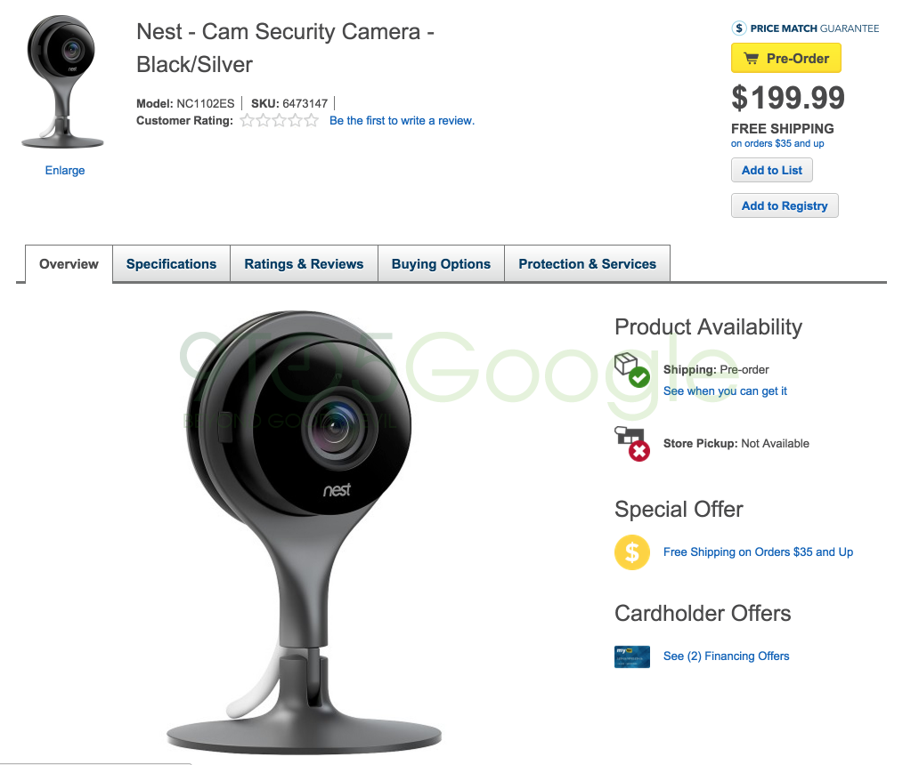 Best Buy outs the new Nest Cam and software before its official announcement (Gallery)