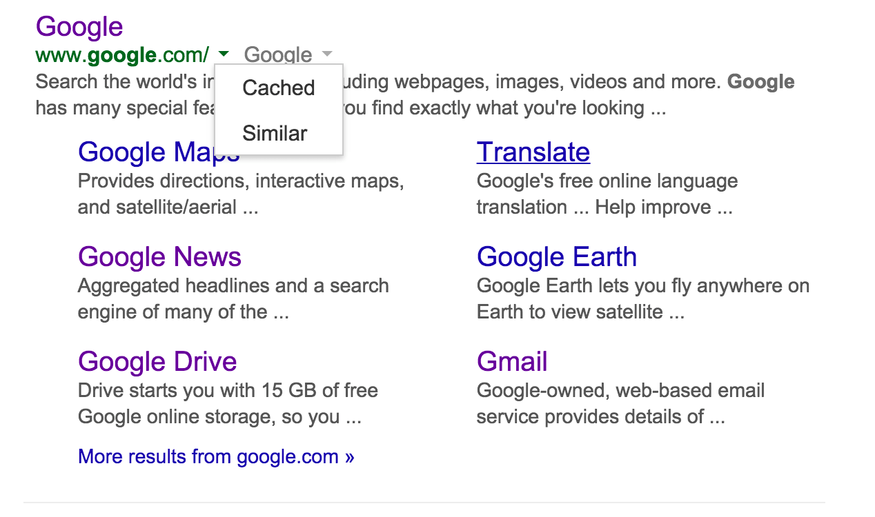 Google's cache page now offers new ways to view old webpages