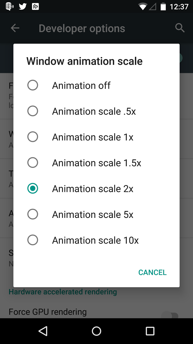 Here's how to adjust or disable those Material Design animations in Android  M