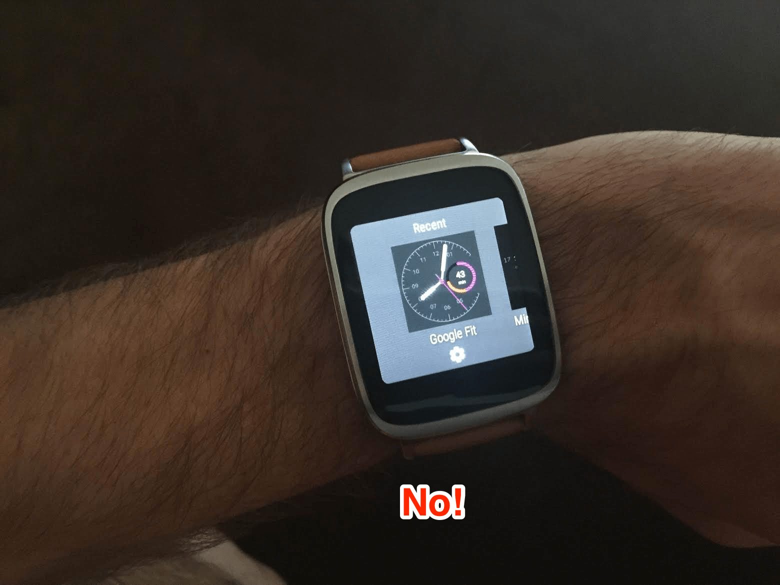 Pro-tip: Use Android Wear Theater mode to avoid accidental unlocks